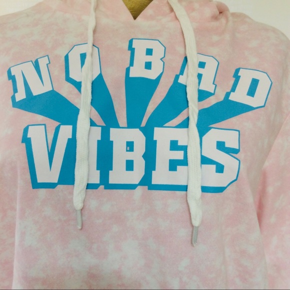 SALE! NWT Freeze NO BAD VIBES Tie-Dye Pink and Blue HOODIE SWEATSHIRT XXL - Picture 8 of 13